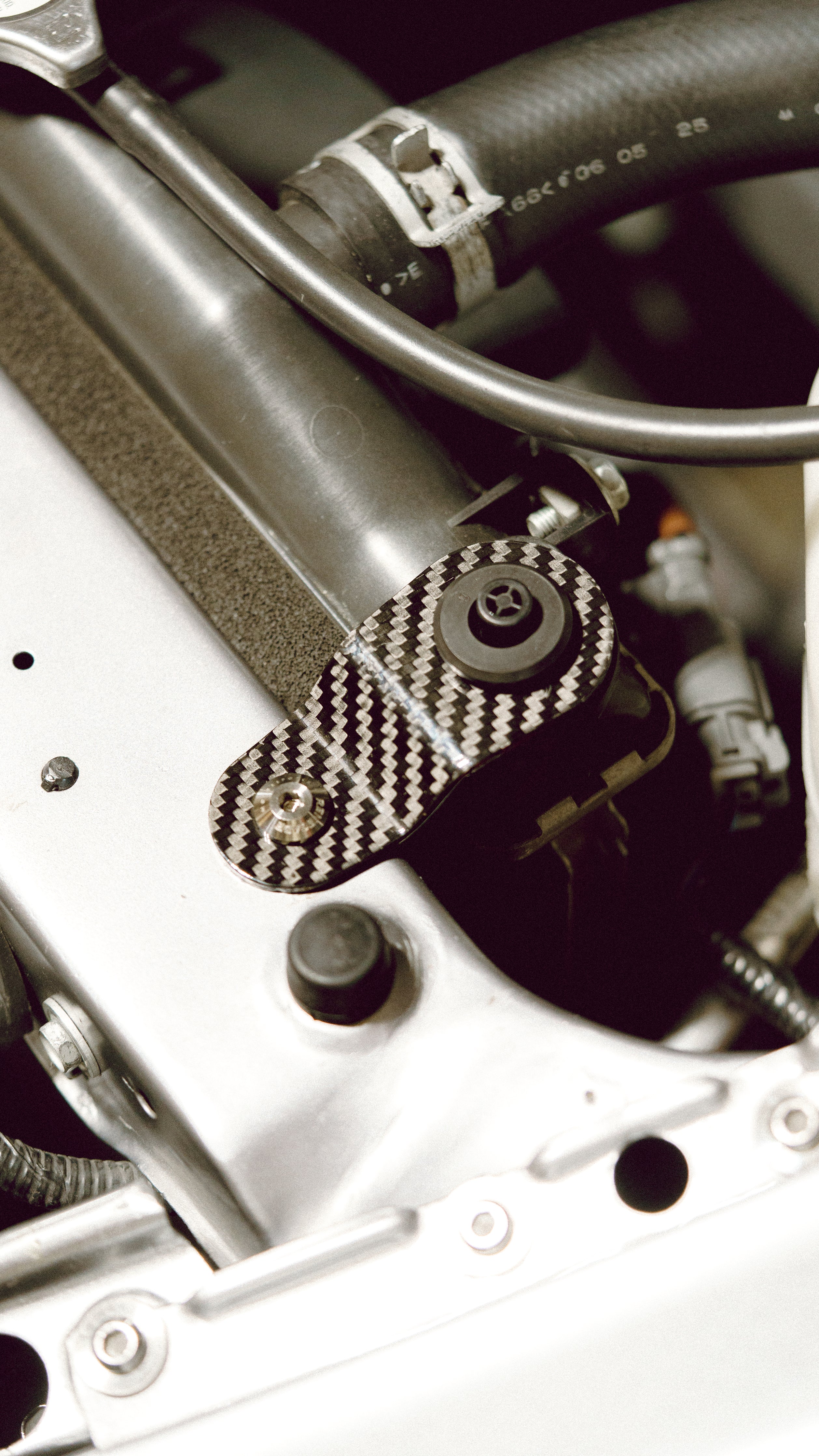 RENEGADE DRY CARBON RADIATOR STAYS - Image 2