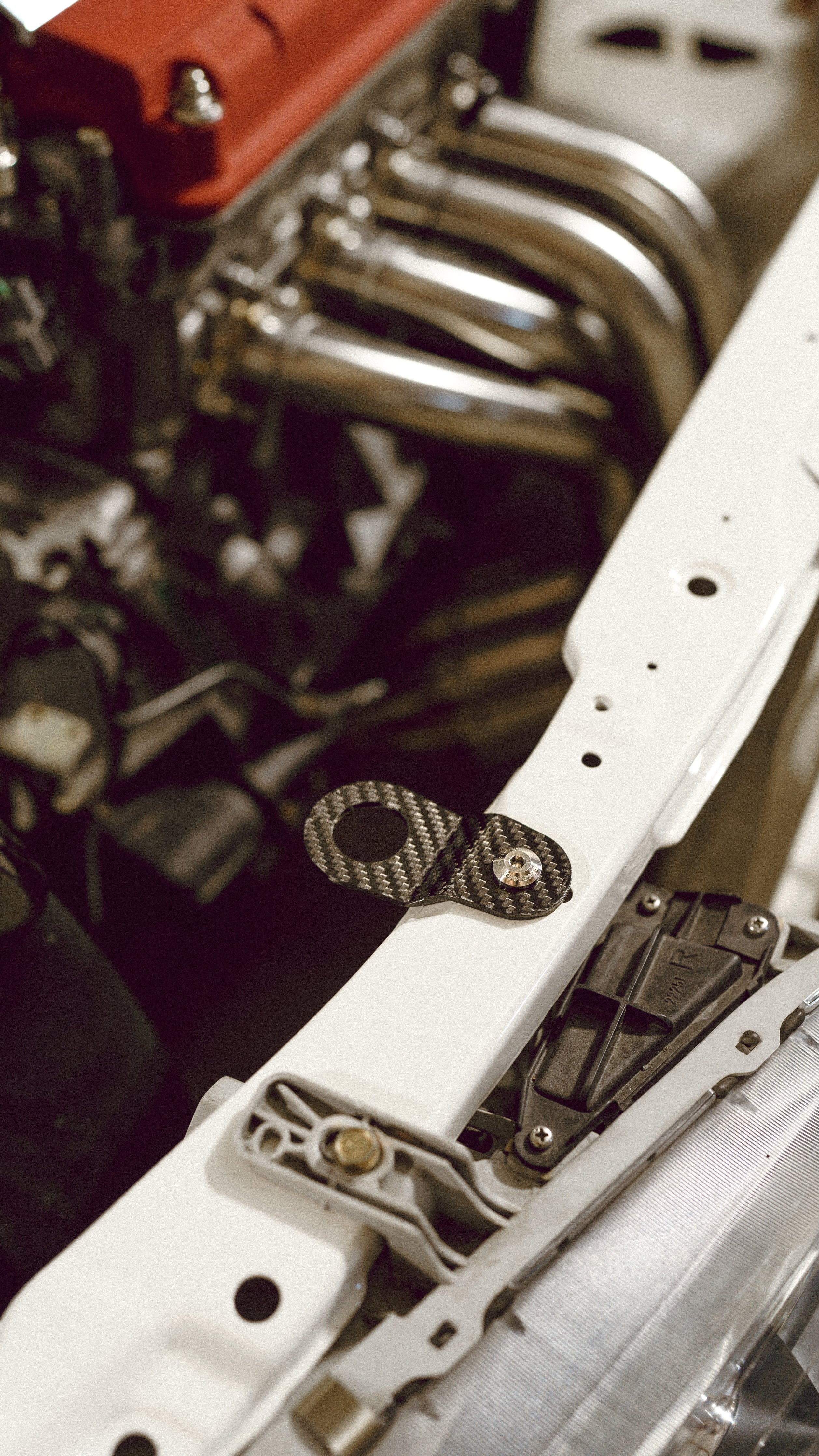 RENEGADE DRY CARBON RADIATOR STAYS - Image 5