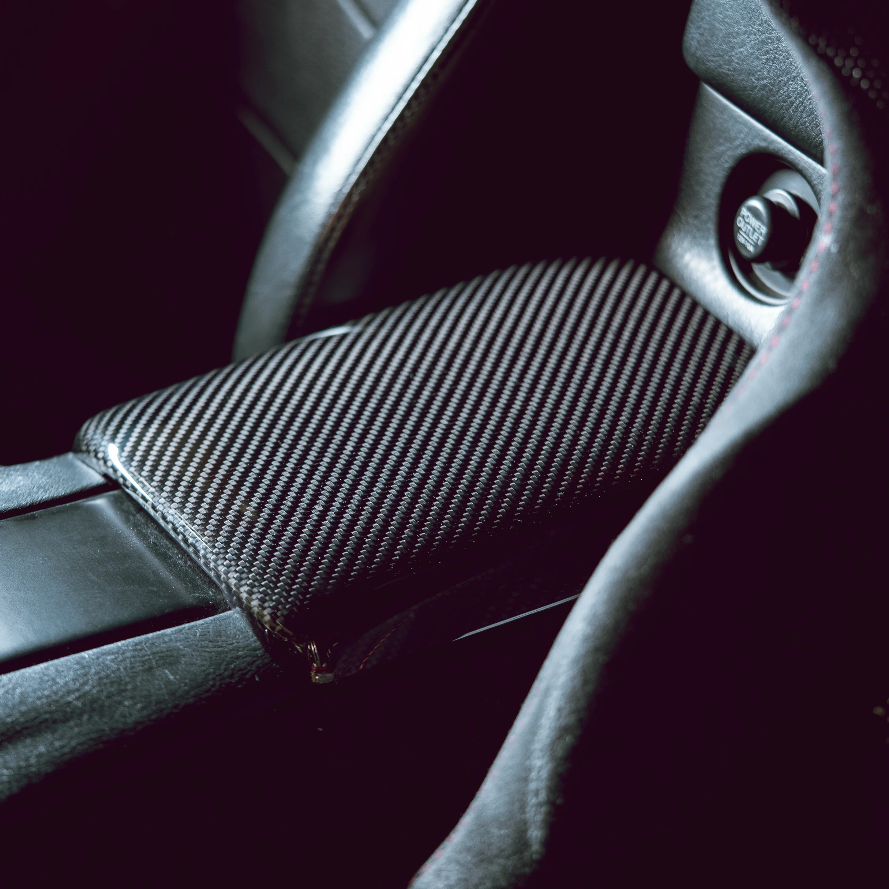 RENEGADE S2000 AP2 DRY CARBON ELBOW COVER