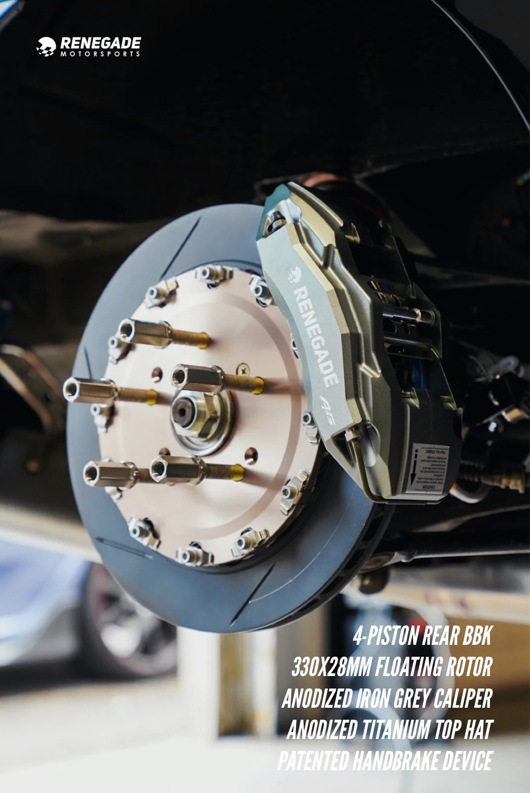 RENEGADE X APG HONDA S2000 REAR BIG BRAKE KIT - Image 4