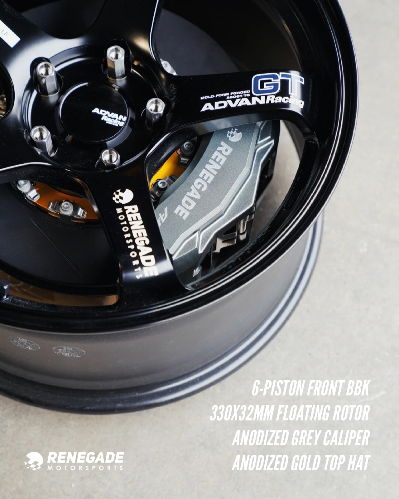 RENEGADE X APG HONDA S2000 REAR BIG BRAKE KIT - Image 5