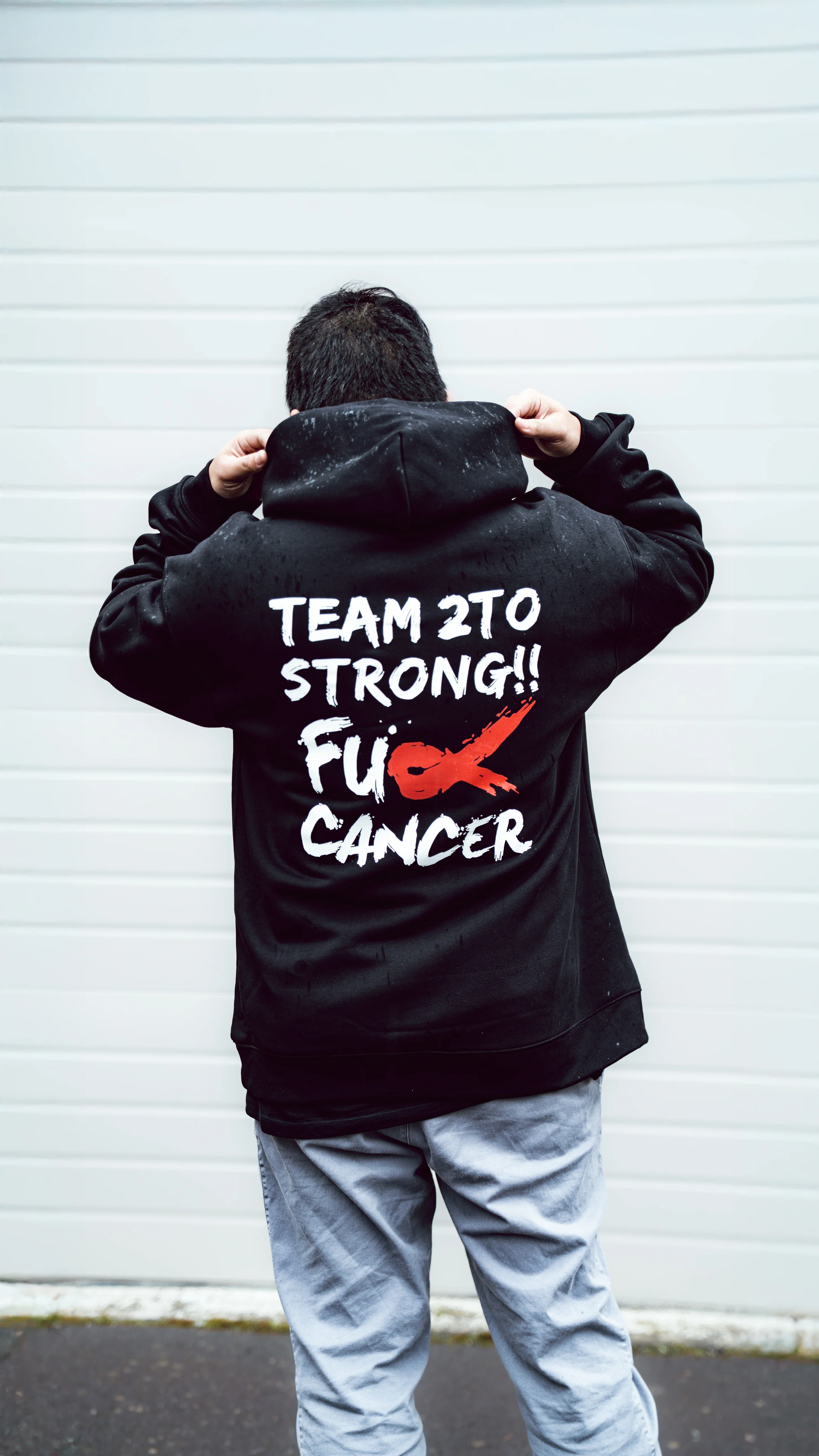 TEAM 2T0 FU*K CANCER HOODIE - Image 3
